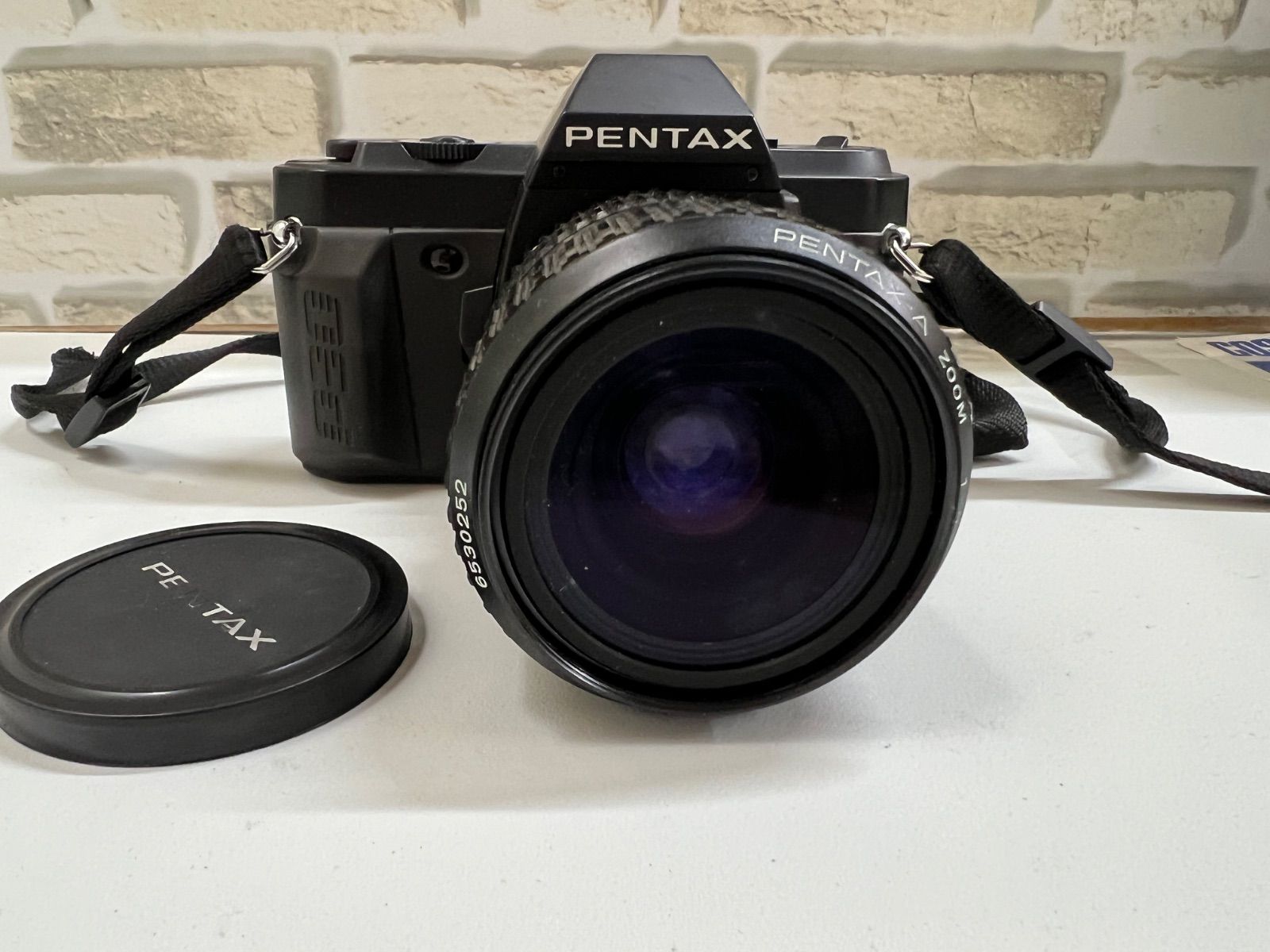 O 6 09 PENTAX ペンタックス フィルムカメラ P 30 N ＆ COSIMA レンズ 70 300 mm F 4 5 8 MC マクロ ストロボ パナショット PE 280 キャリーバッグ 計4点セット