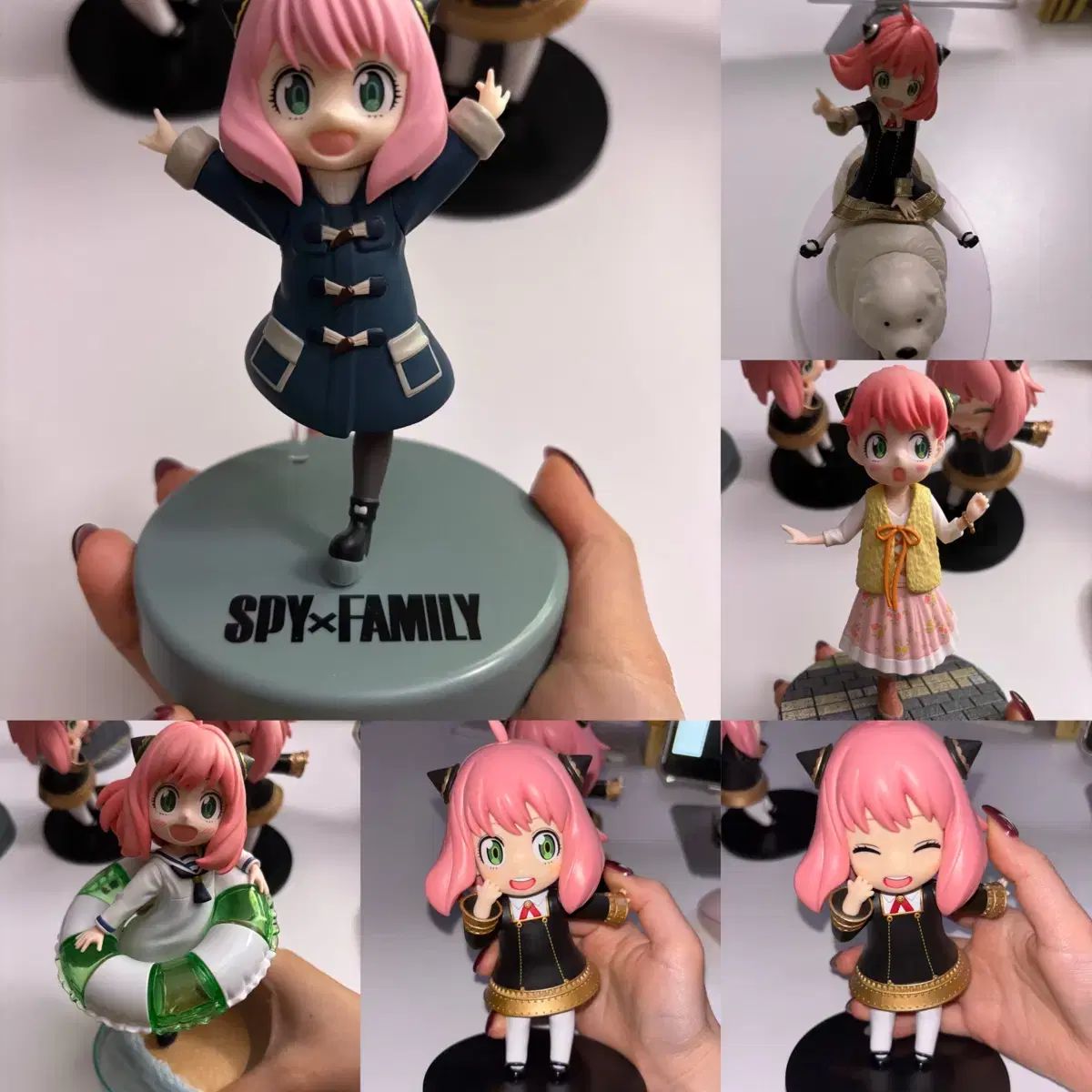 アーニャ・フォージャー フィギュア 6体セットまとめ売り まとめ売り ) SPYxFAMILY アーニャフォジャフィギュア SPY × FAMILY