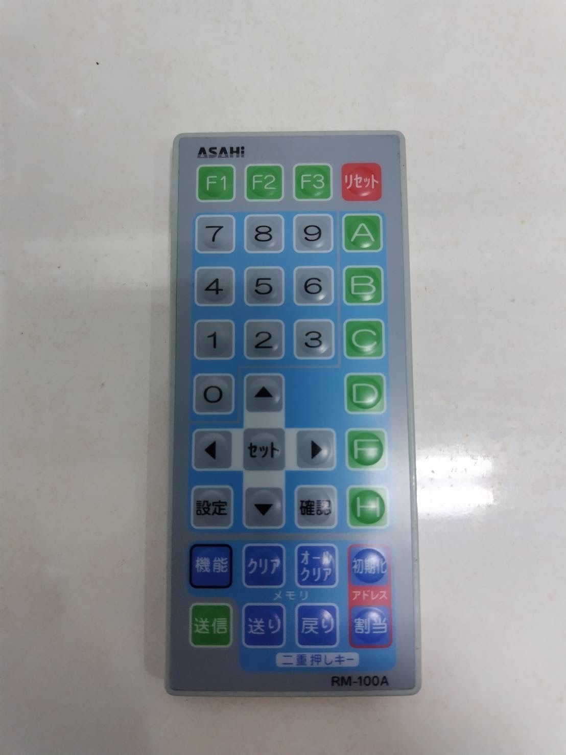 アサヒ　ワンエー　データカウンター　設定リモコン　RM-100A　全国送料無料 データカウンター 設定リモコン RM-100A データカウンター ワンエー