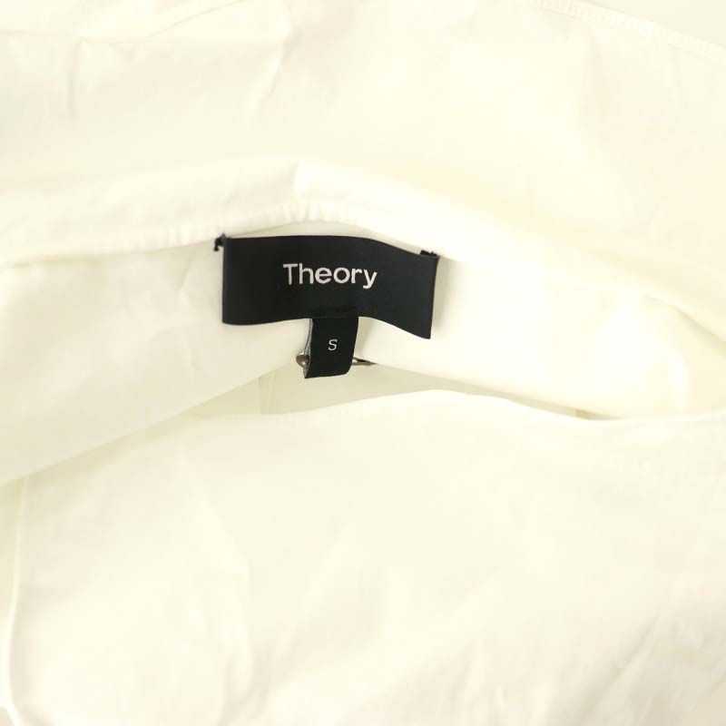 セオリー Theory CORE SHIRTING FUNNEL NECK TIE TO ブラウス 