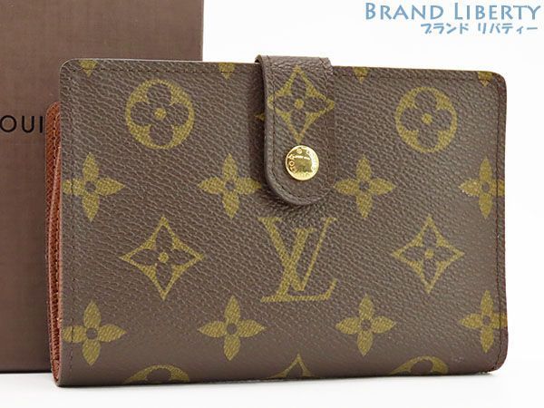 新品同様】ルイヴィトン LOUIS VUITTON モノグラム ポルトフォイユ ヴィエノワ 二つ折り がま口財布 コンパクト財布 M61674 -  メルカリ