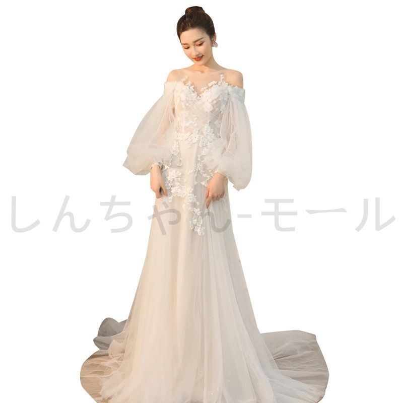 新品未使用ウェディングドレス ガーデンウェディング 前撮り