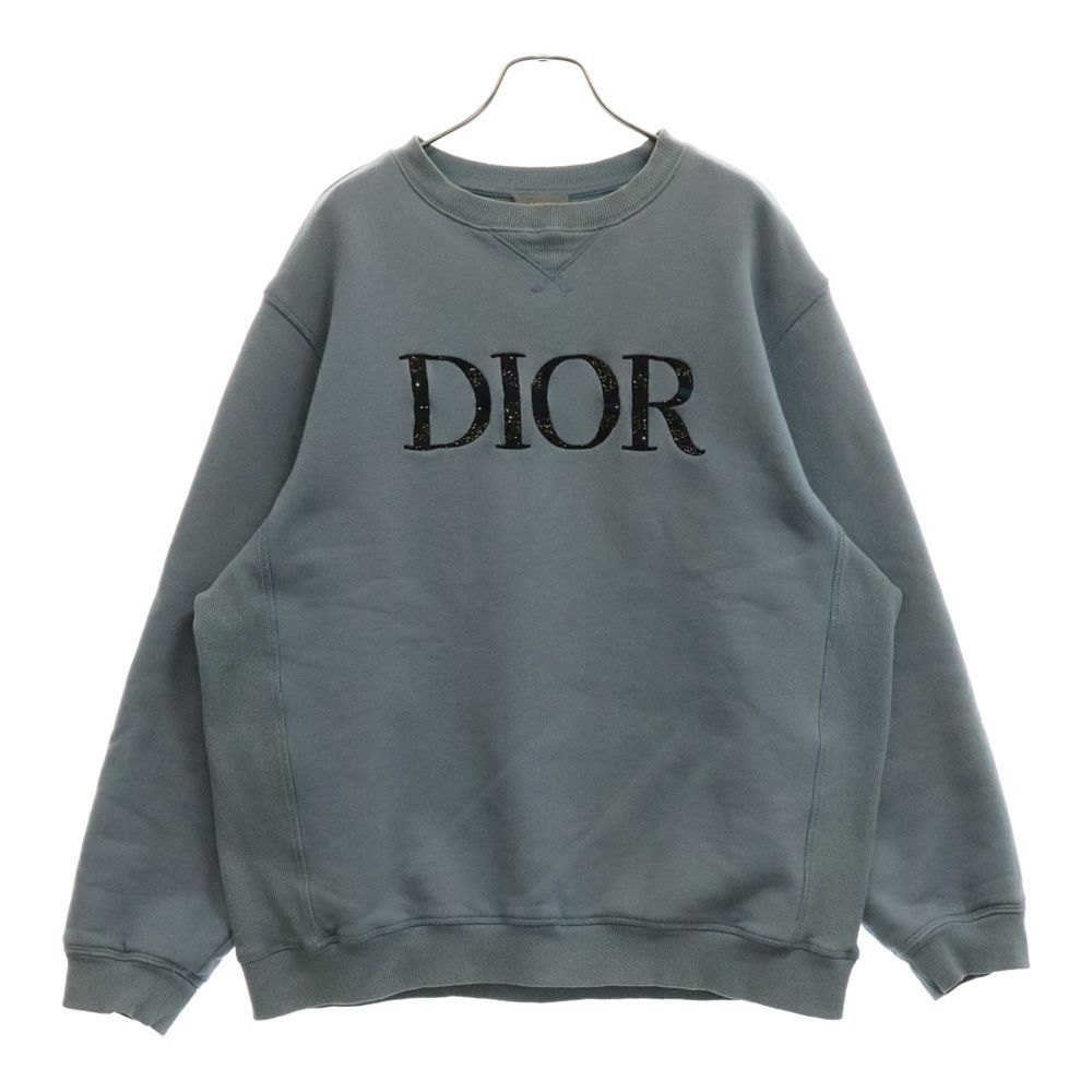DIOR(ディオール) 23AW フロントロゴ刺繍 クルーネックスウェット ディオール DIORフロントロゴ刺繍クルーネックスウェット