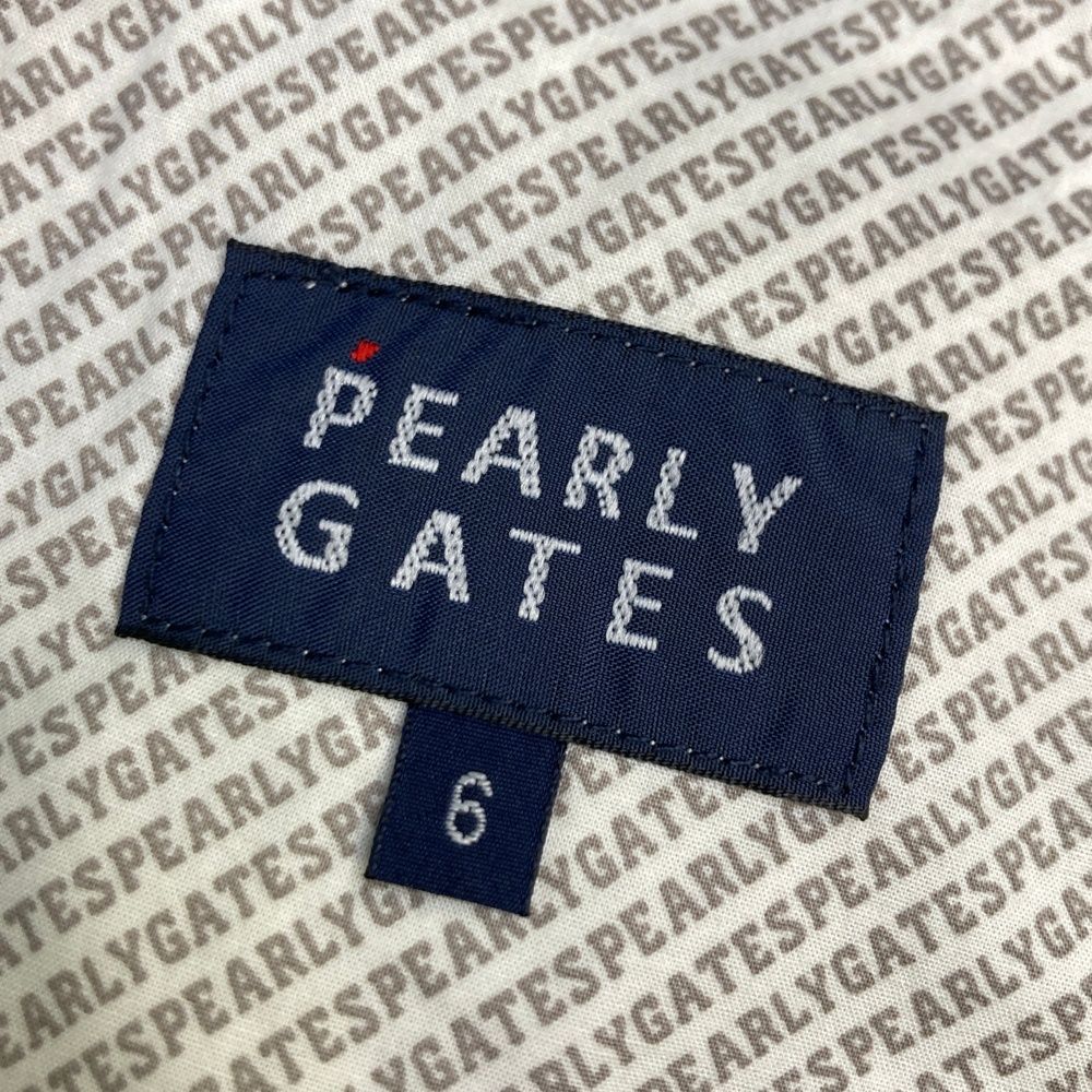 PEARLY GATES ネイビー パンツ サイズ6 PEARLY GATES パーリーゲイツ パンツ ネイビー ロゴ刺繍