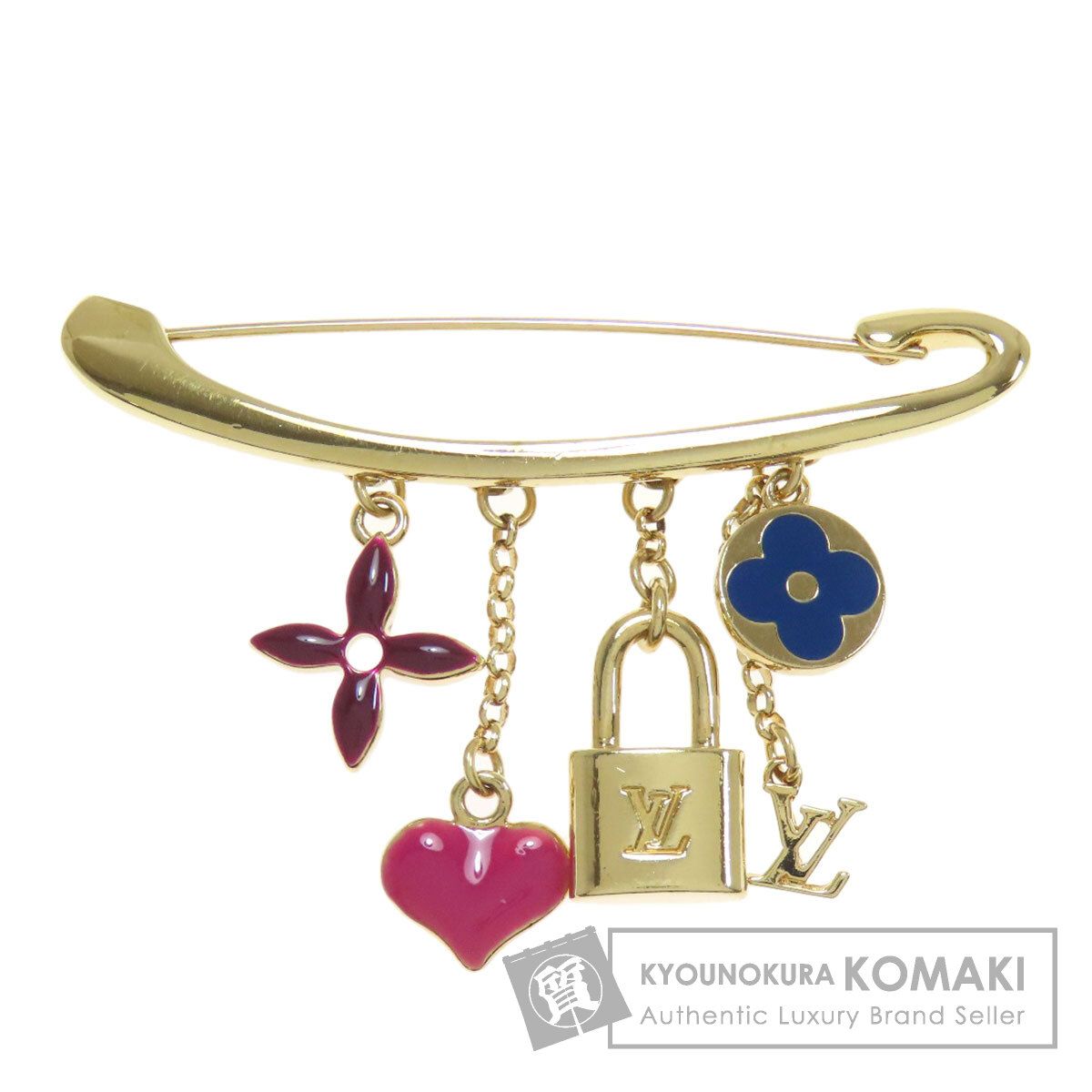 LOUIS VUITTON ルイヴィトン M64906 ブロッシュ エバングル ヌリス ブローチ 金属製 レディース