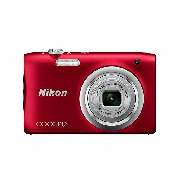 中古 美品 Nikon COOLPIX A100 レッド - メルカリ