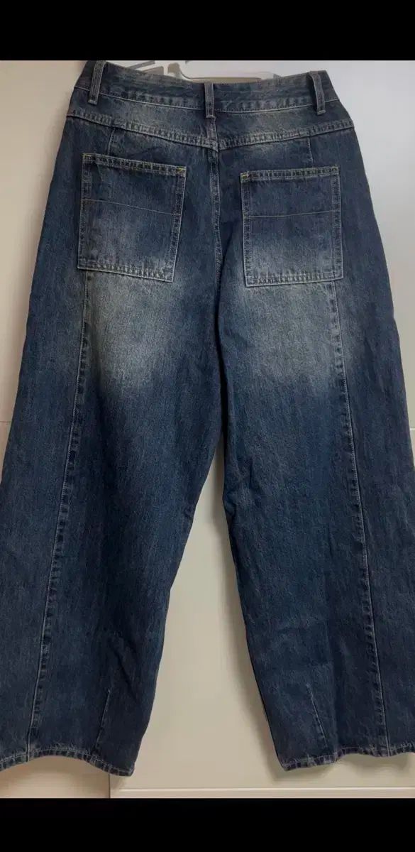 INTEMPOMOOD バルーン フィット デニム ダークブルー s