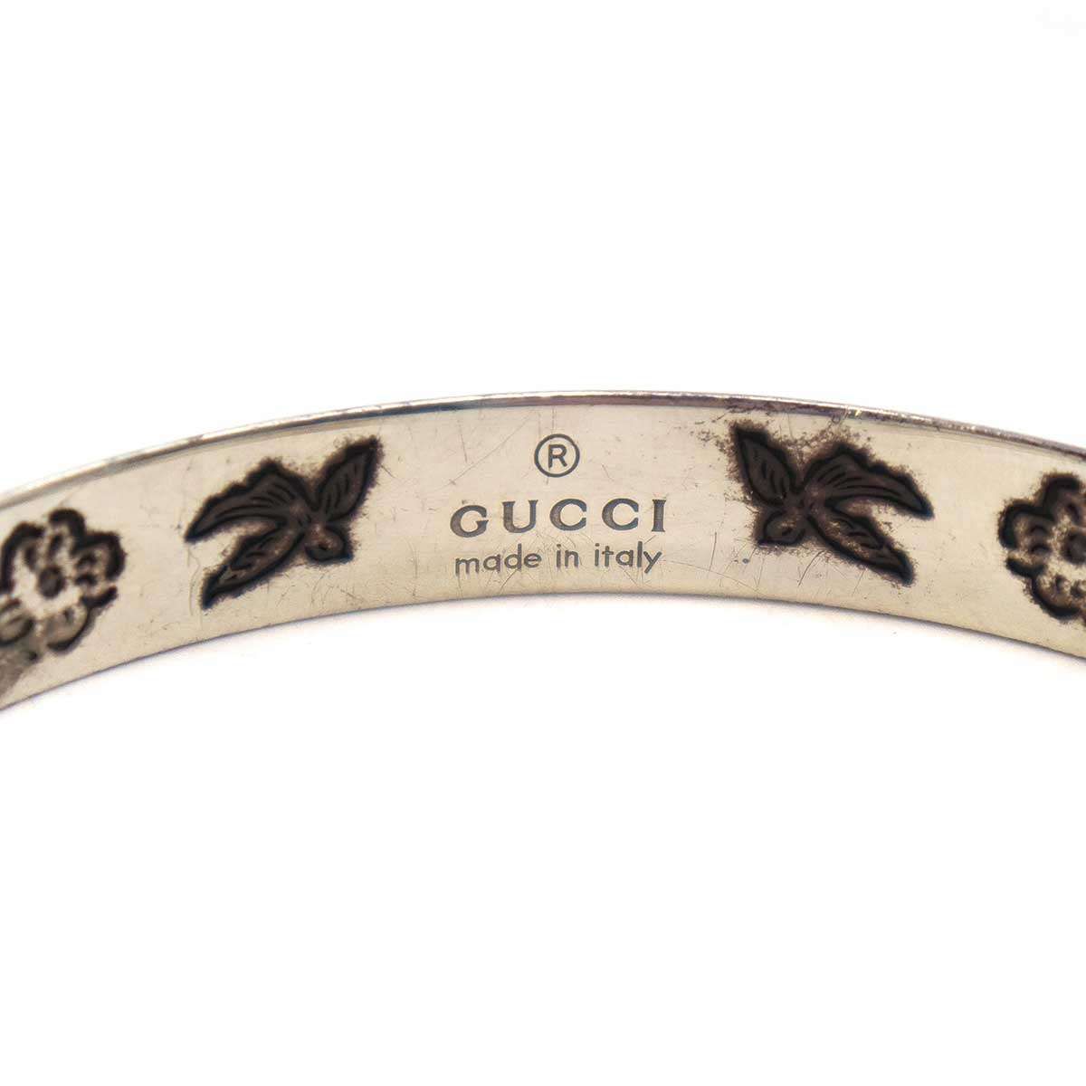 GUCCI グッチ Blind for Love バングル シルバー 17 - メルカリ