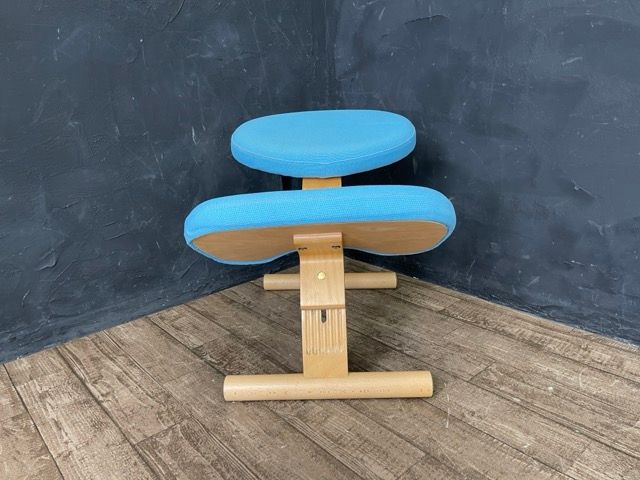 balans Easy 水色 椅子 バランスチェア イージー 座椅子 アクアブルー