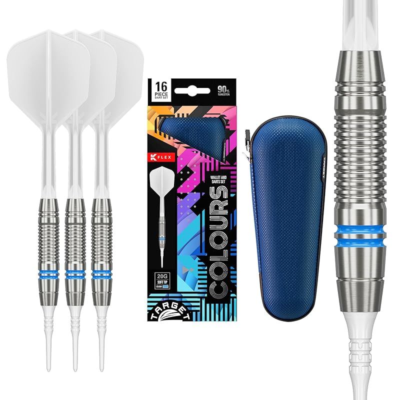 TARGET ターゲット COLOURS GEN4 BLUE 90% 20G 2BA SOFT TIP DARTS ズ ブルー ソフトティップダーツ 0