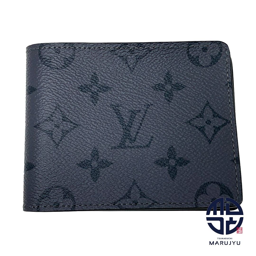 LOUIS VUITTON ルイヴィトン モノグラム･エクリプス リバース ポルトフォイユスレンダー M80906 二つ折り サイフ 財布 メンズ ブランド