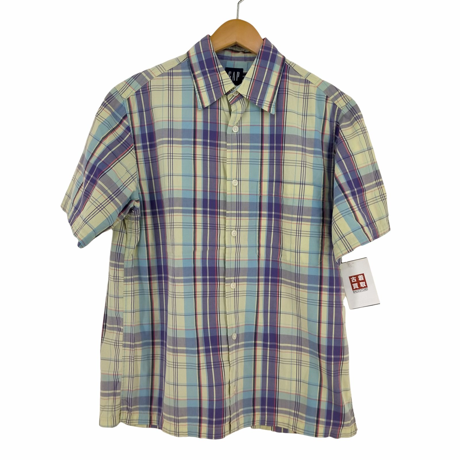 ギャップ Gap チェック S/S シャツ メンズ import：XS 