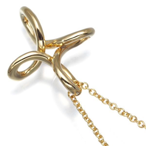 ティファニー ネックレス インフィニティ クロス K18YG #165793 - メルカリ 