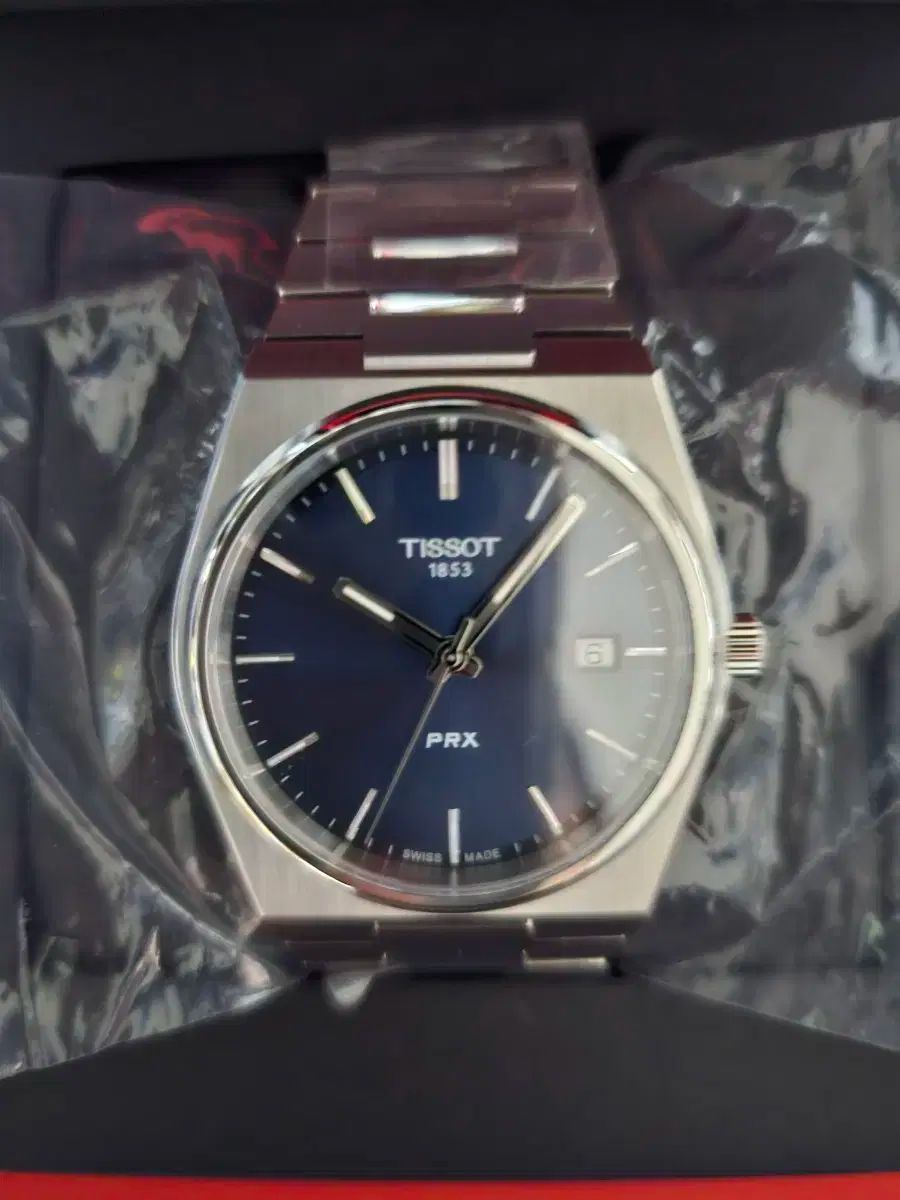 【雷市場（ポンジャン）商品韓国直送】TISSOT(ティソ) prx クォーツ 青文字盤 40mm