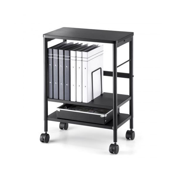 サンワサプライ 高さ可変ワゴン SH-MXシリーズ マルチワークデスク にピッタリ WG-MX01BK