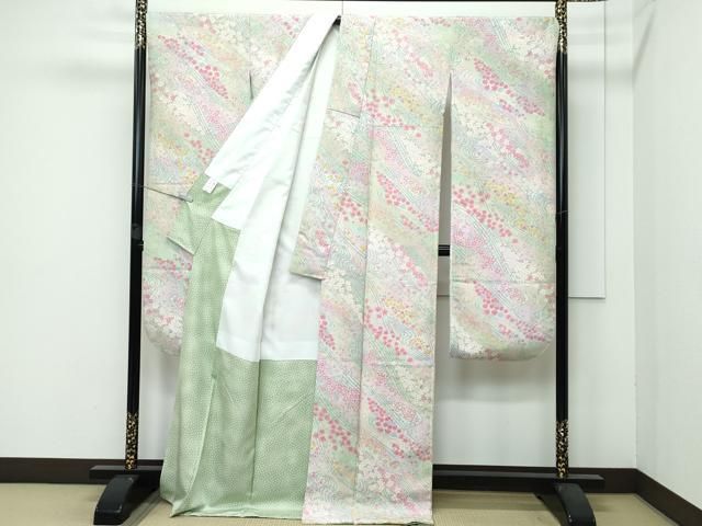 平和屋着物■極上　振袖　流水舞花文　逸品　CZAA3752s5 平和屋着物□極上 振袖 流水舞花文 逸品 CZAA3752s5 平和屋着物□極上