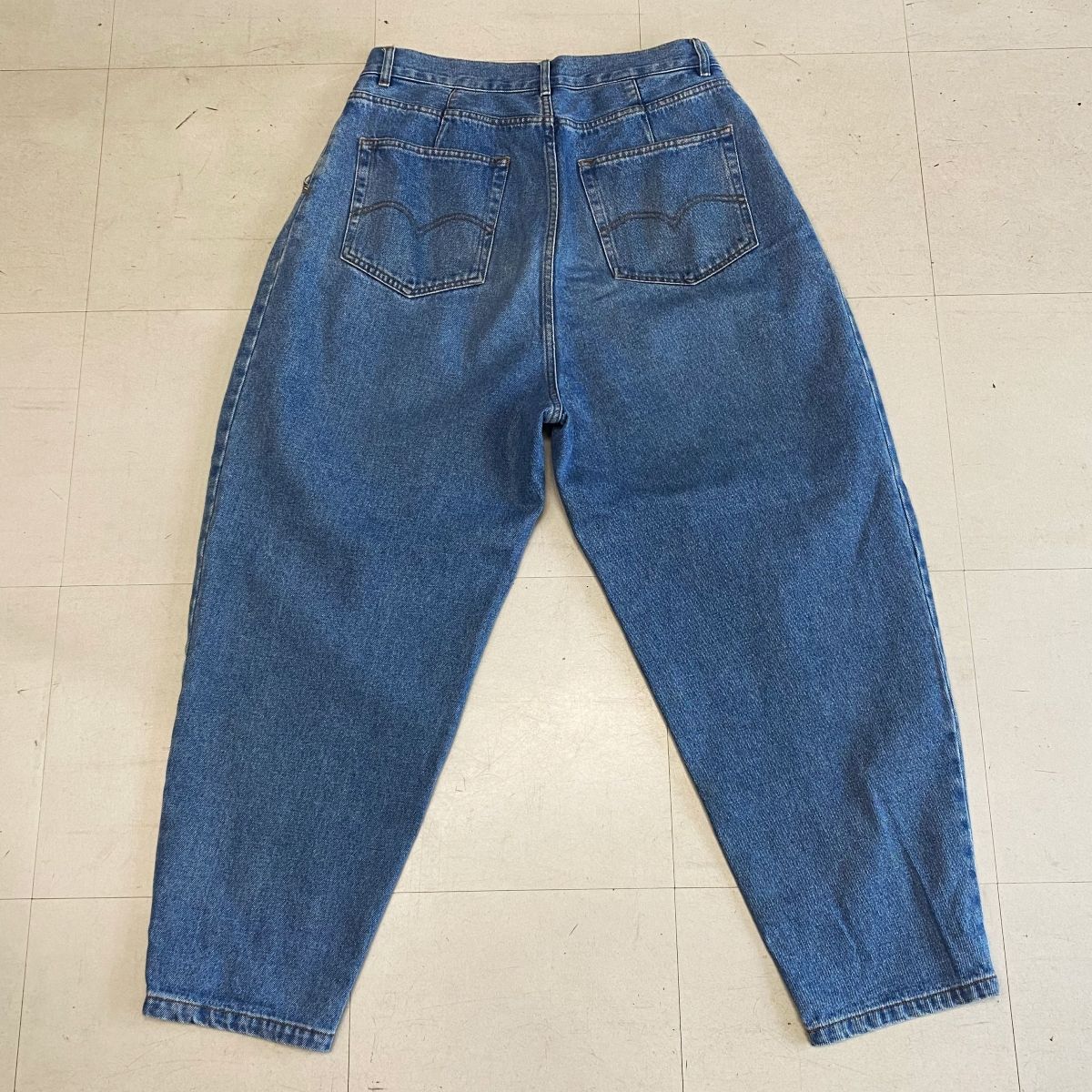 HED MAYNER ヘドメイナー 20SS PLEATED DENIM デニムパンツ SIZE M 