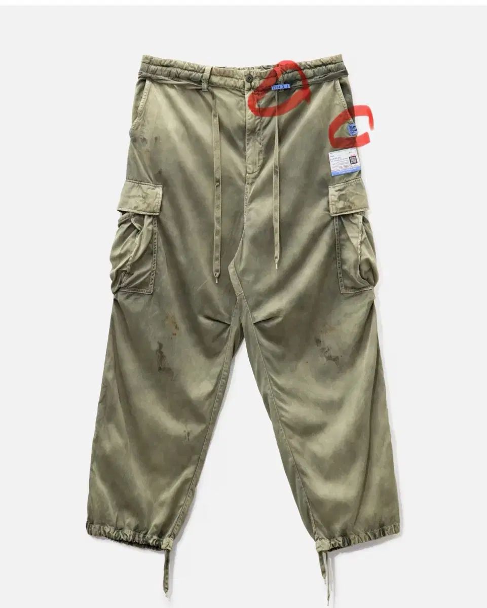 レア ミハラヤスヒロ for demoralised メッシュ カーゴパンツ M MIHARAYASUHIRO/ミハラヤスヒロ】SUN FADED PANTS（カーゴパンツ