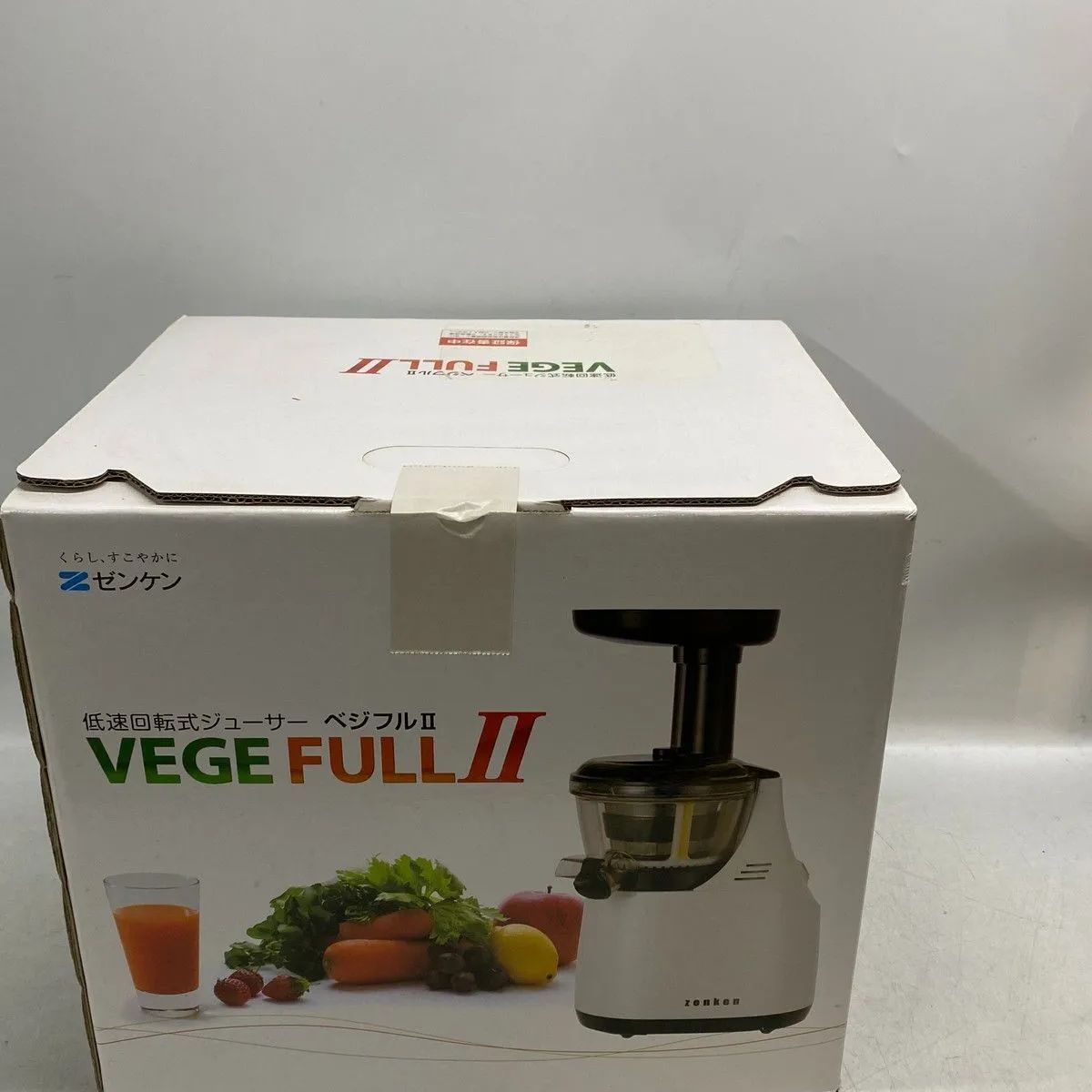 ●ゼンケン 低速回転式ジューサー VEGE FULLⅡ ベジフルⅡ ZJ-VC1 ♥品 u250917_50