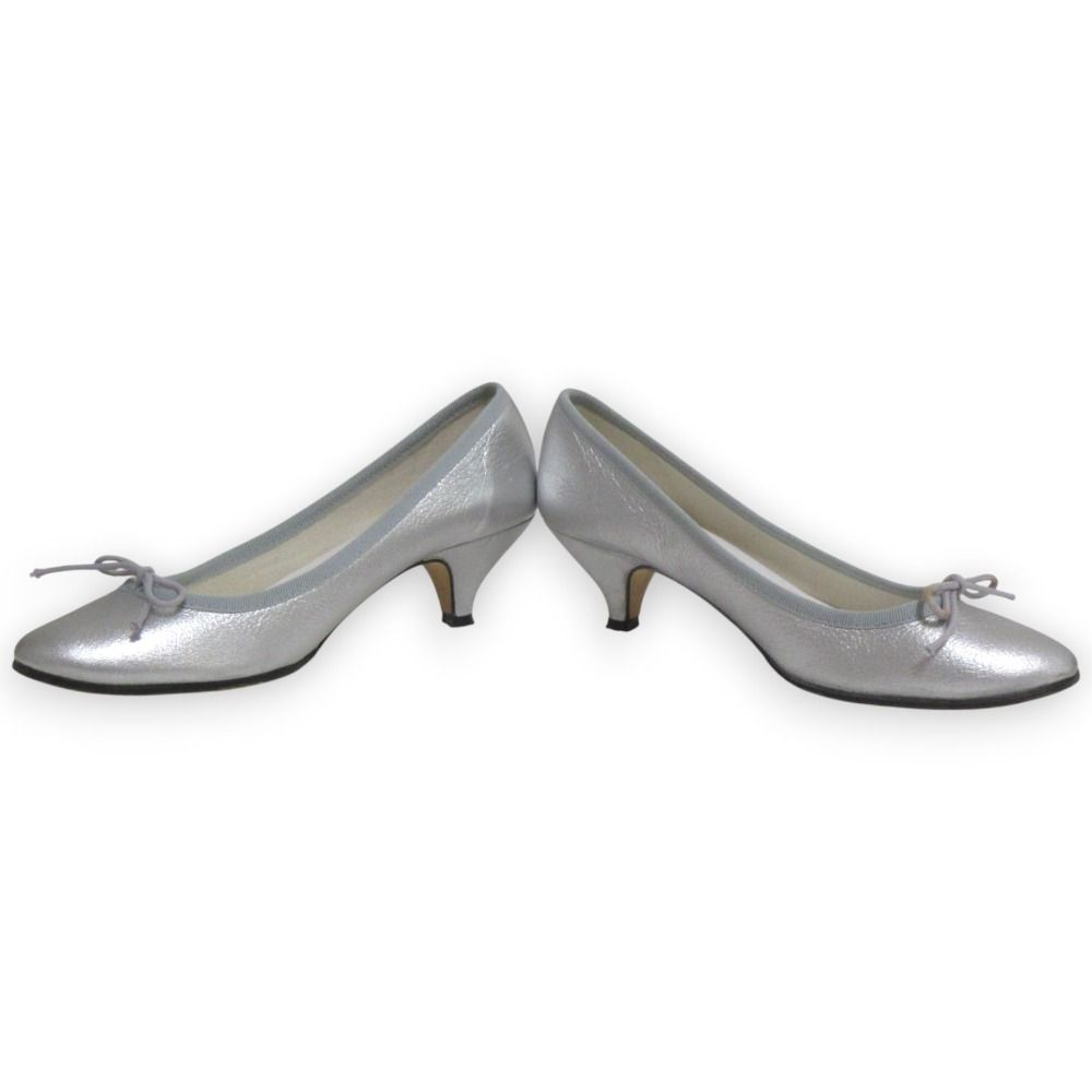 美品 Repetto レペット スターシルバー パンプス 37.5 Repetto ○レペット repetto CENDRILLON_New Size （シルバー