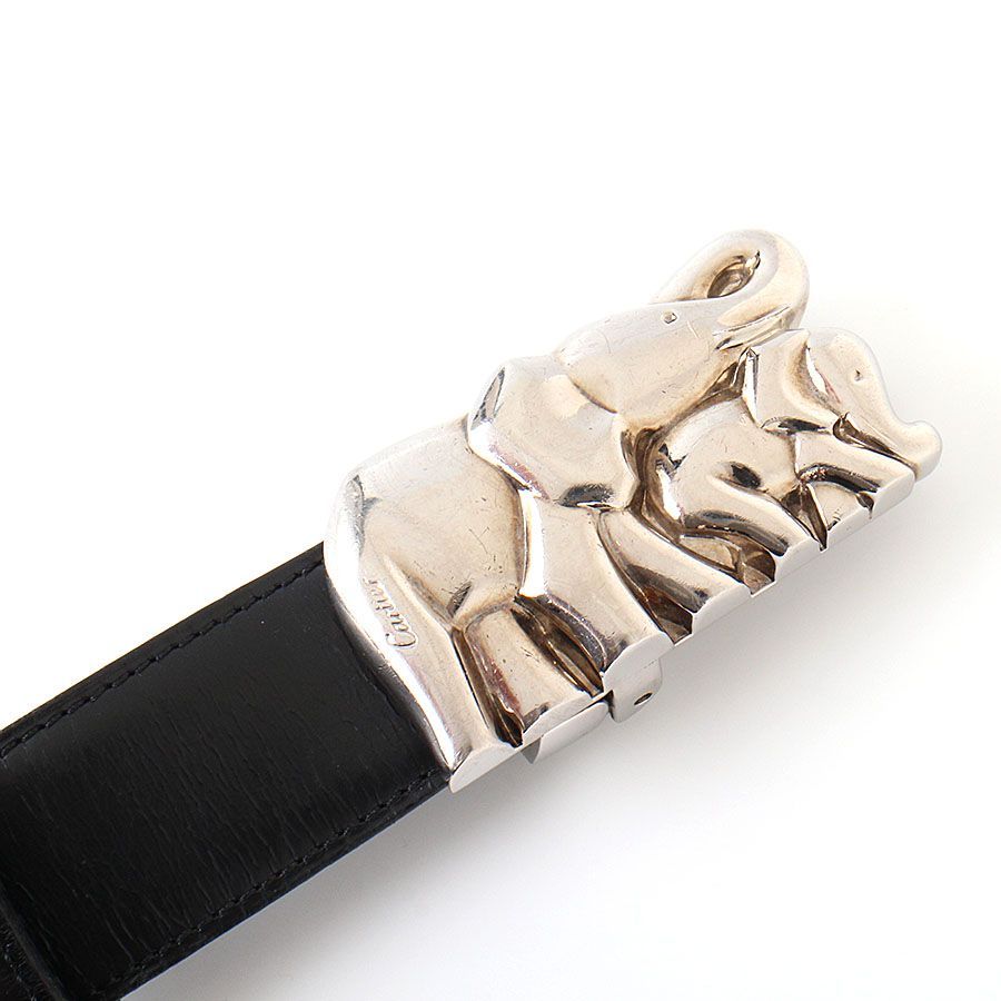 カルティエ エレファントモチーフ レザー ベルト M28271 Cartier カルティエ レザー ベルト 象 ゾウ エレファント