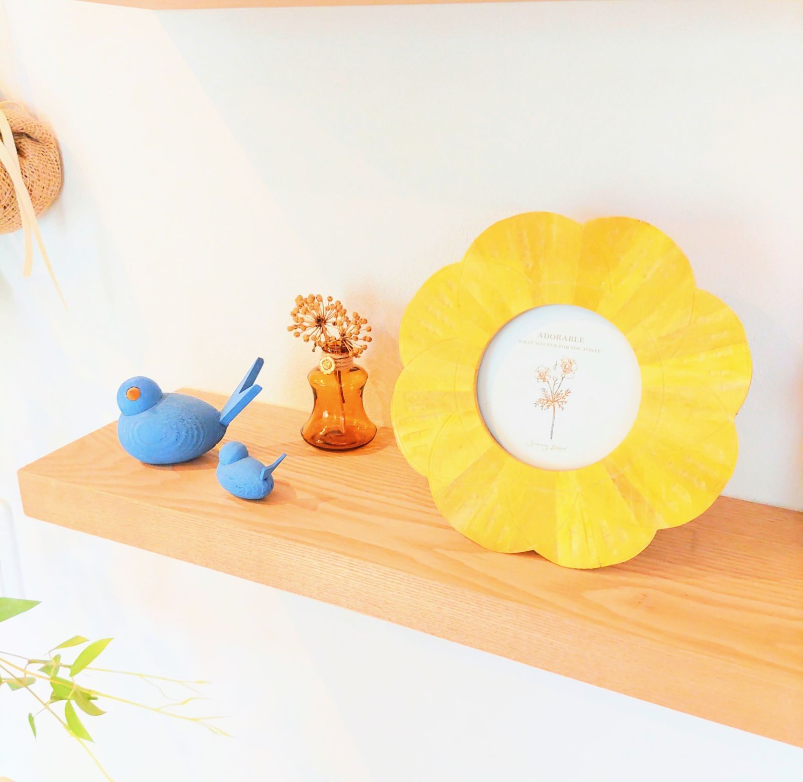 SCENERY FRAME ボーンカービングフラワーフレーム 写真立て