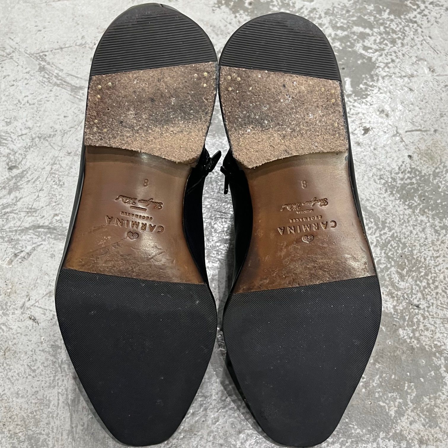 定価115500円 CARMINA ZIP BOOTS ジップアップブーツ 革靴 カルミーナ