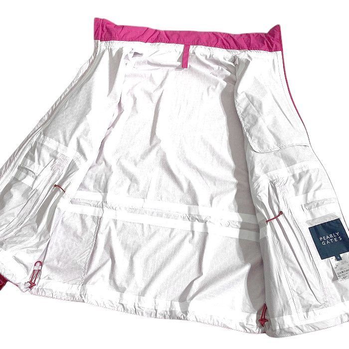 パーリーゲイツ ゴルフ 撥水×防風 Nyドビー シャドー千鳥柄 ストレッチ