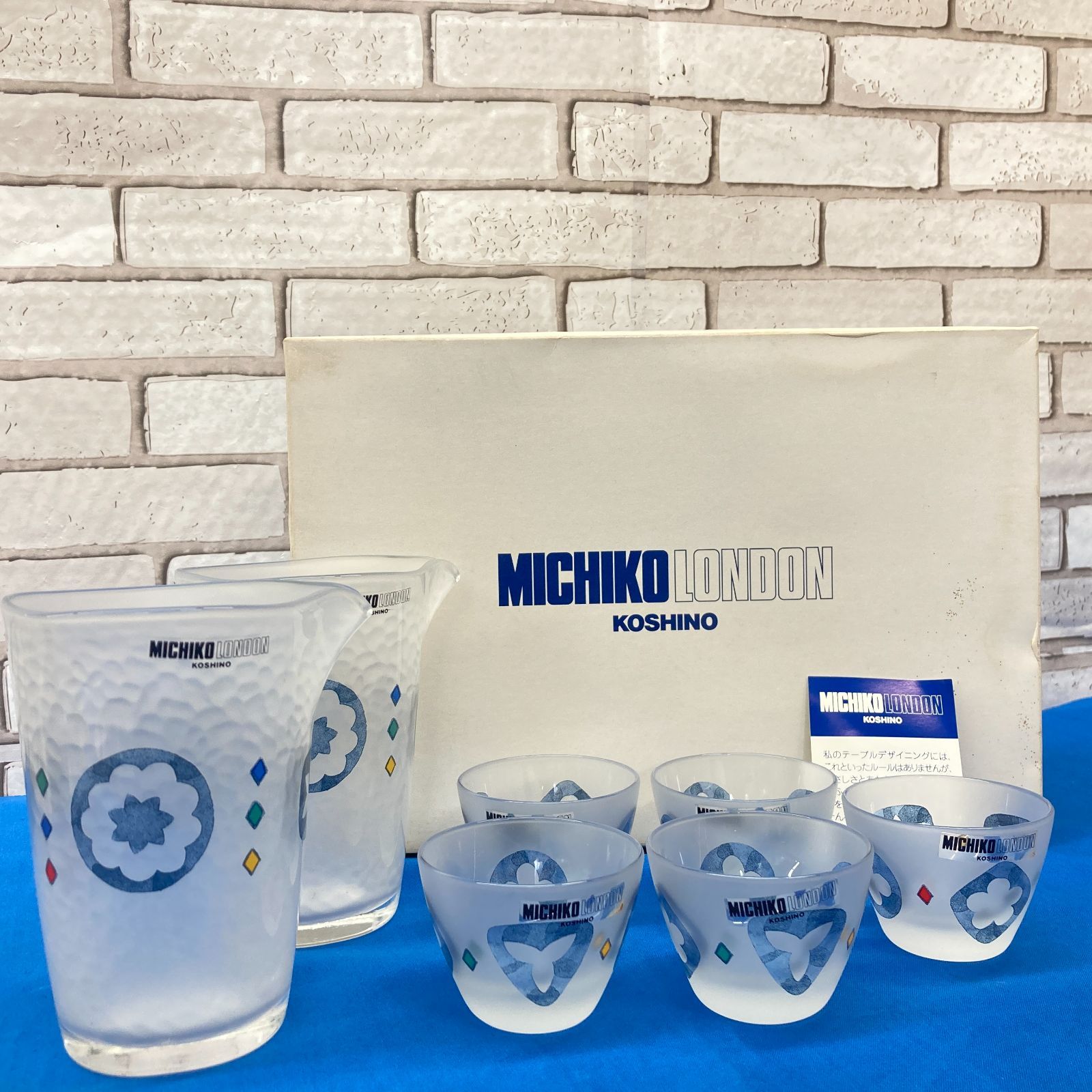 MICHIKO LONDON KISHINO ミチコロンドン 冷酒セット 吟醸グラス