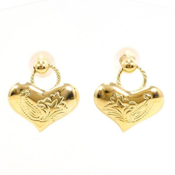 K18YG ピアス Earring 総重量約0.9g