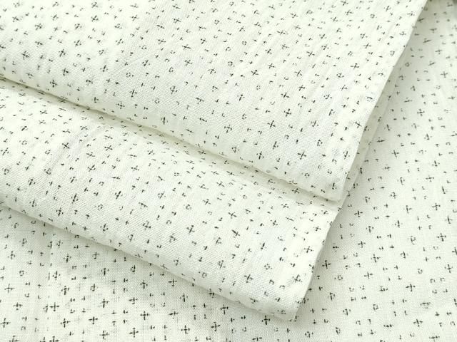 平和屋着物 上 夏物 男性 小紋 綿麻 CZAA3735s5