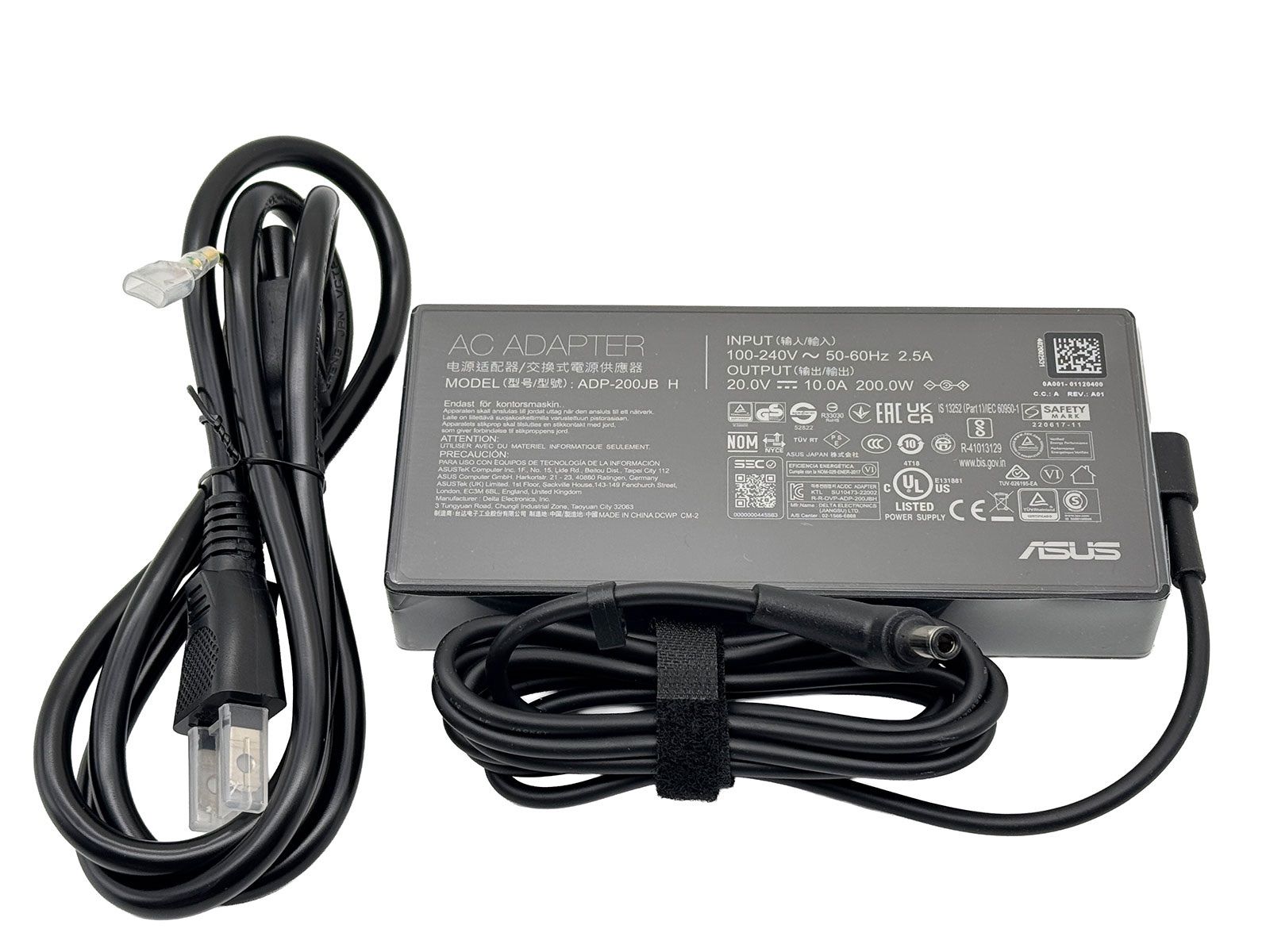ASUS 純正 200W 20V 10A ACアダプター ASUS TUF Dash F15 FX516PR ADP-200JB プラグ6.0x3.7mm