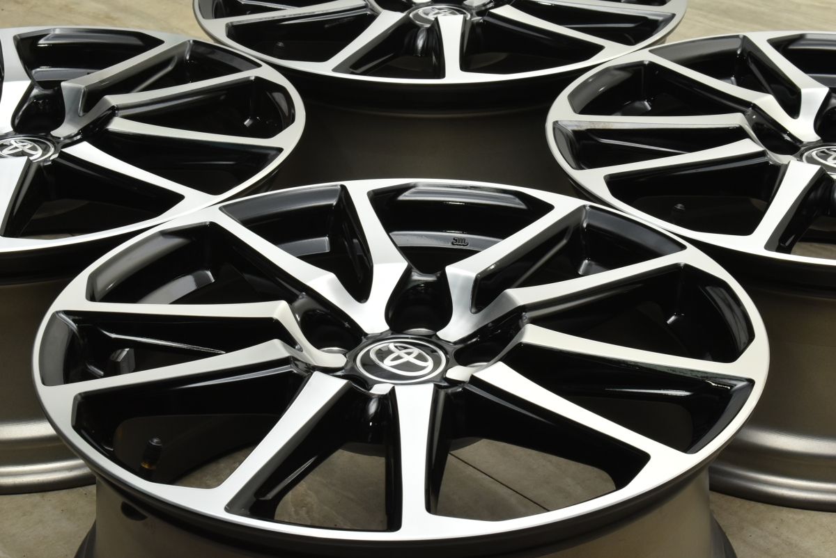 新車外し品 トヨタ ヤリスクロス GR SPORT 純正 18in 7.5J 50 PCD114.3 45本セット ノア ヴォクシー エスティマ C-HR ノーマル戻し