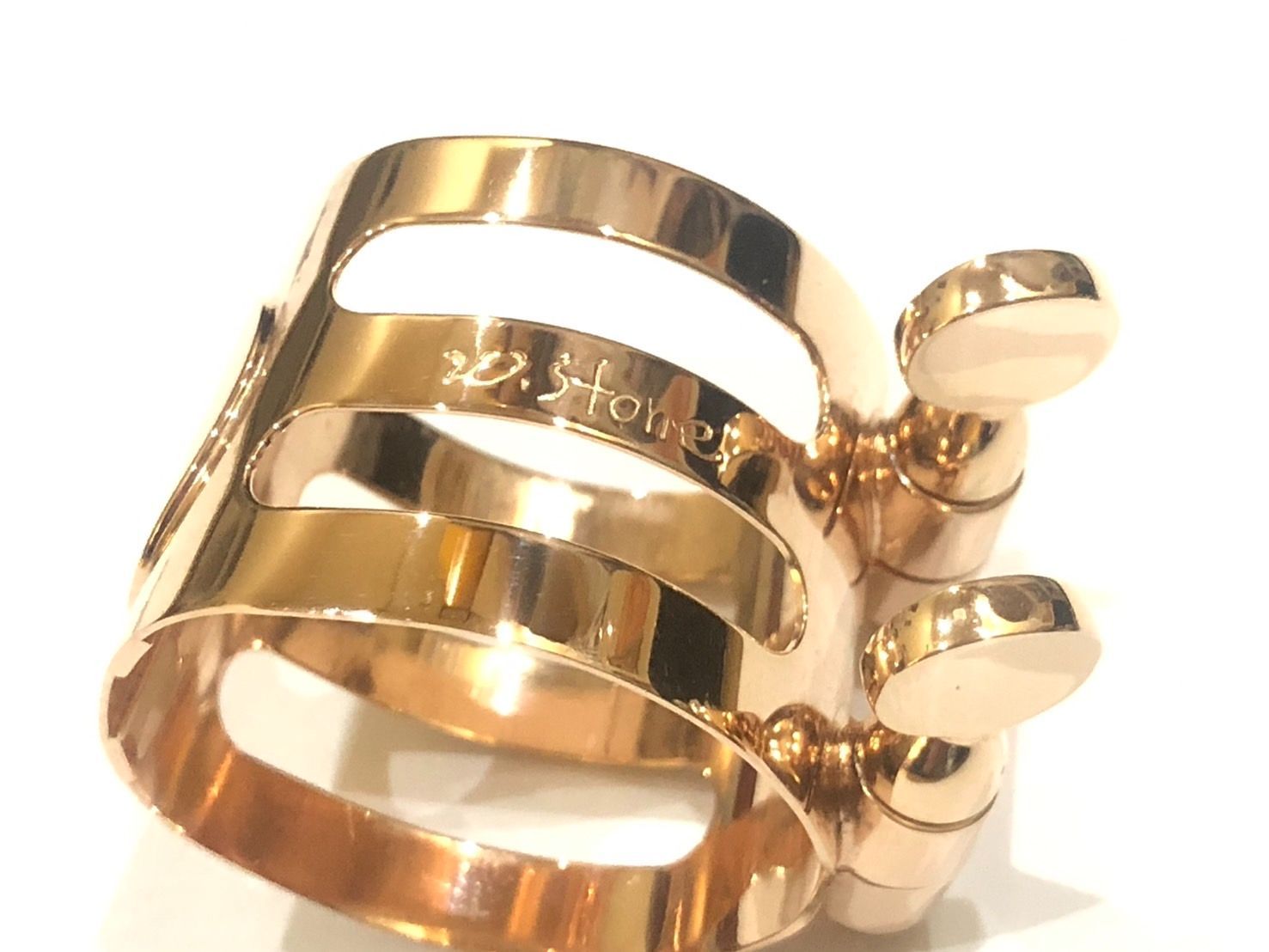 ウッドストーン セルマー用リガチャー PGP アルトサックス用【中古