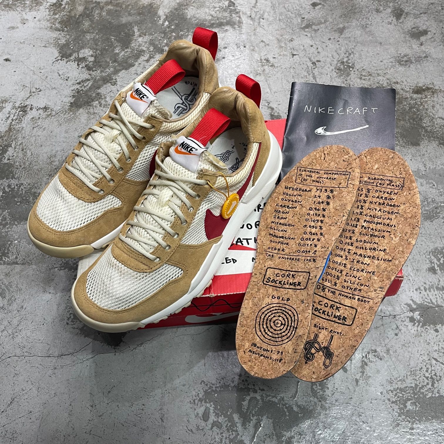 未使用品 Tom Sachs Nike Mars Yard 2.0 コラボ マーズ ヤード