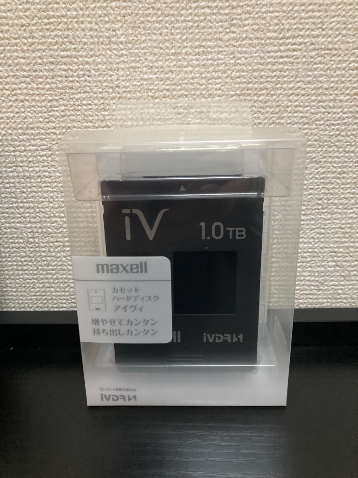 カセットハードディスクiV 1TB 販売終了】カセットHDD iV アイヴィ 1TB ブラック （1個） M
