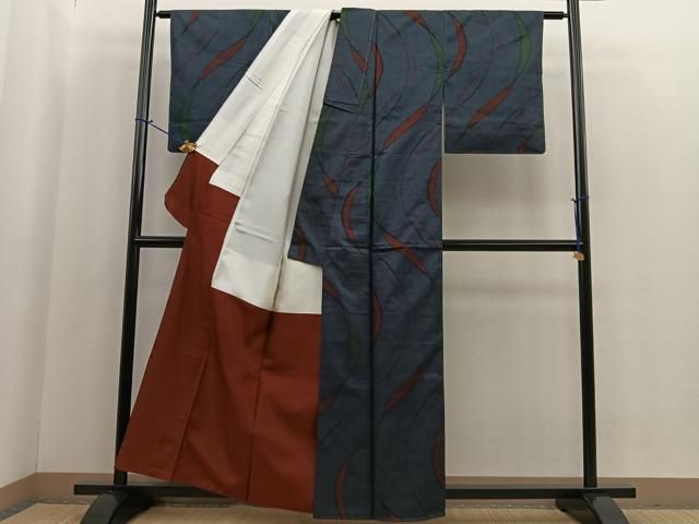 専用❣️H260☆H264☆送料込み❣️ 紬 着物 7枚 まとめ売り❣️ 平和屋着物▽上質な紬 単衣 縞 正絹 逸品 未使用 CAAT6589xi