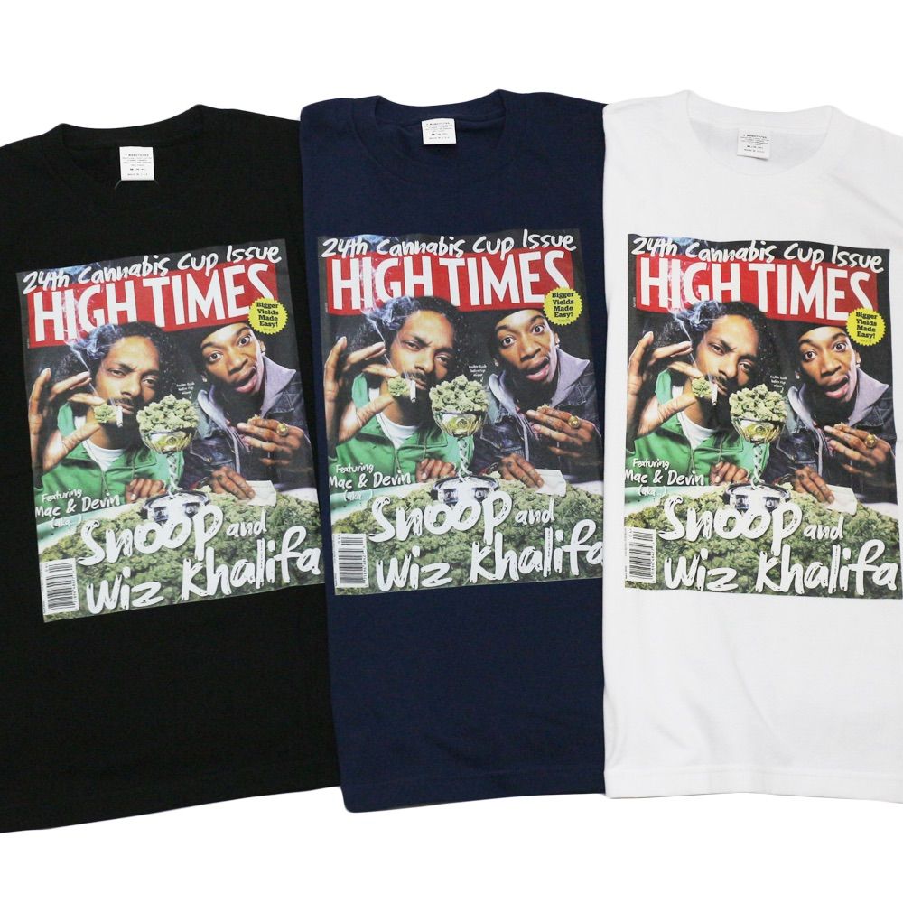 High Times Snoop Dog & Wiz Khalifa Tee (White) ハイタイム Tシャツ