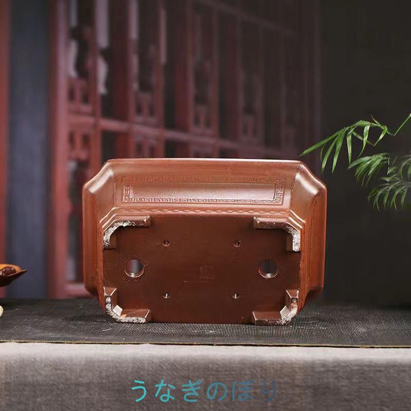 長方鉢 紫砂の鉢 盆栽鉢 植木鉢 小品盆栽鉢 大品盆栽鉢
