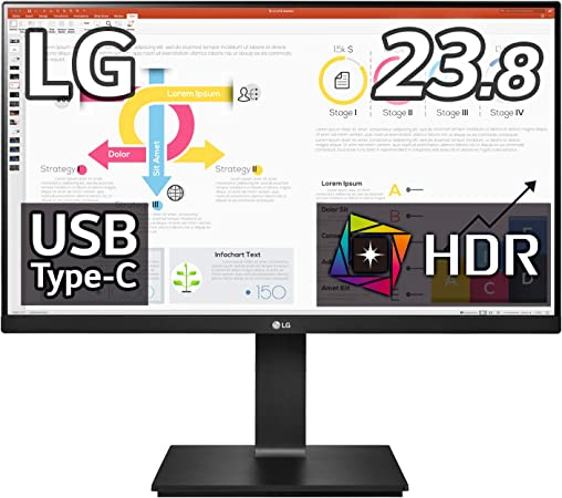 激安通販の ブラック LG フレームレス モニター ディスプレイ 24QP750