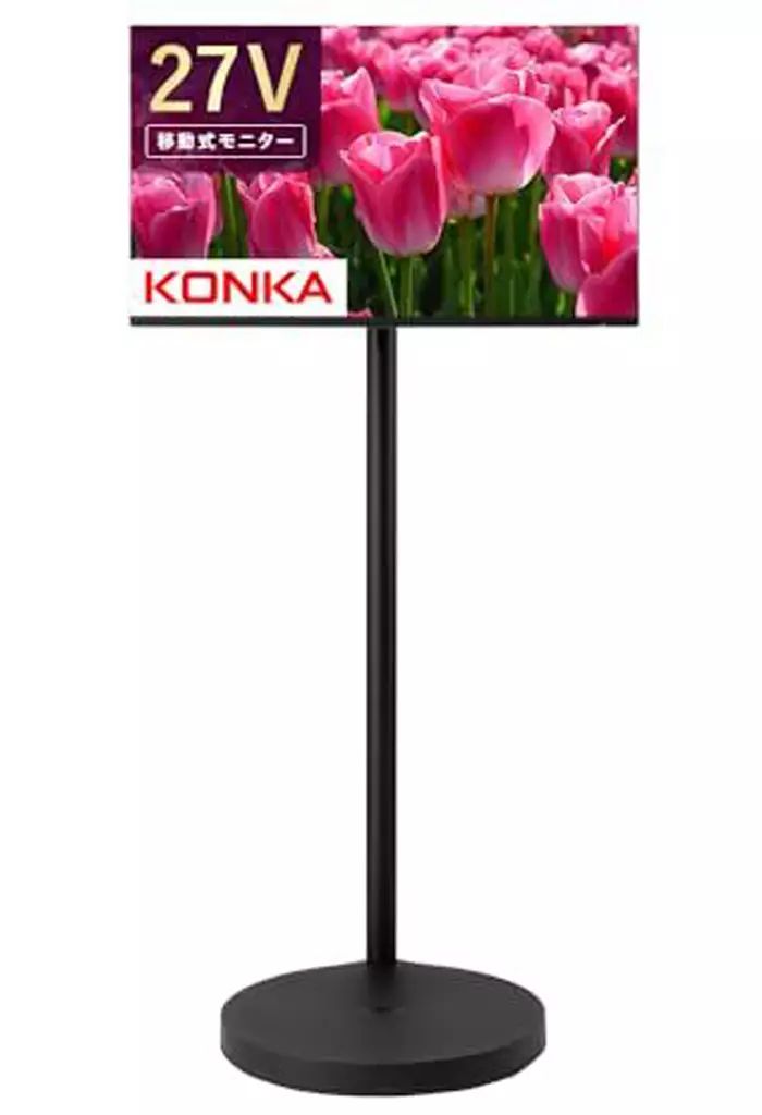 TV 27型移動式スマートディスプレイ KONKA A3Series MOVEVISION タッチスクリーンタイプ ブラック M27S-B