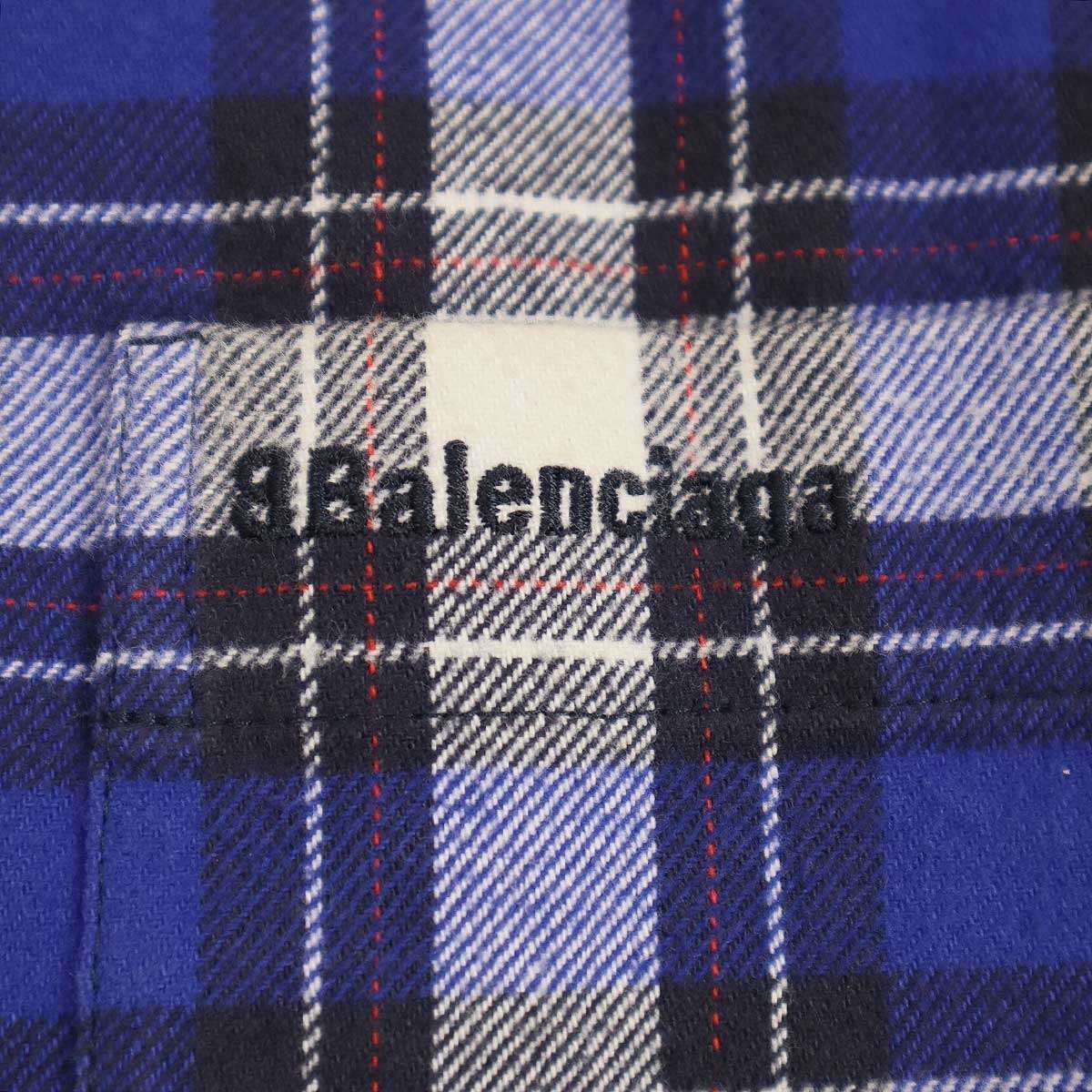 BALENCIAGA バレンシアガ 21AW キルティングパテッド フランネル 