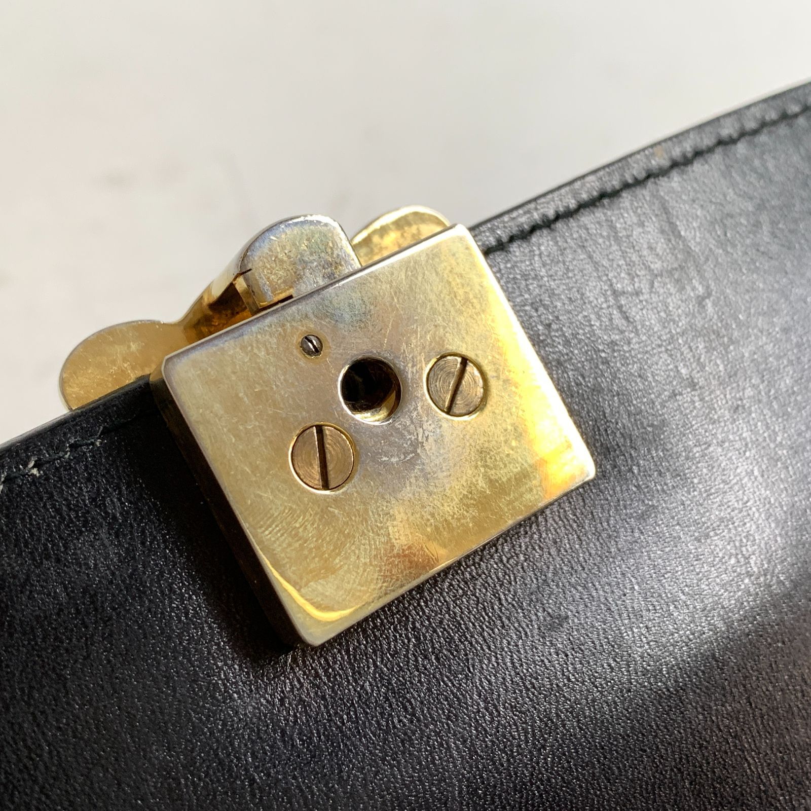 f001 C4 レア CELINE セリーヌ トリオンフ レザー ショルダー