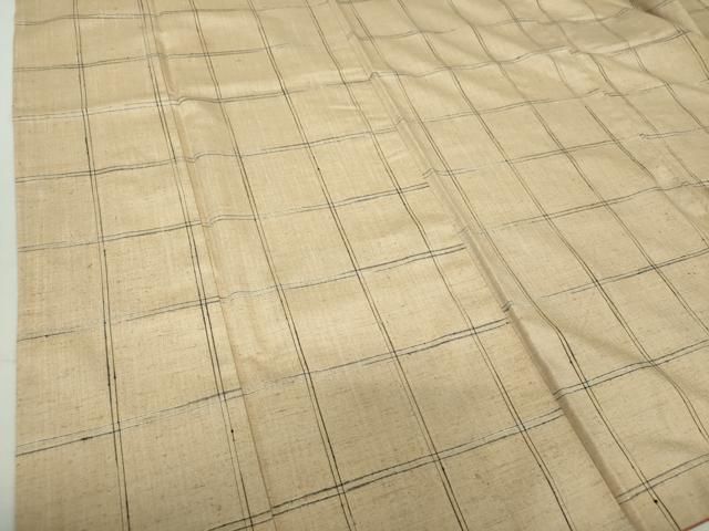 平和屋着物●上質な紬　格子　正絹　逸品　DAAS3754ps 平和屋着物○上質な紬 格子 正絹 逸品 DAAS3754ps - メルカリ