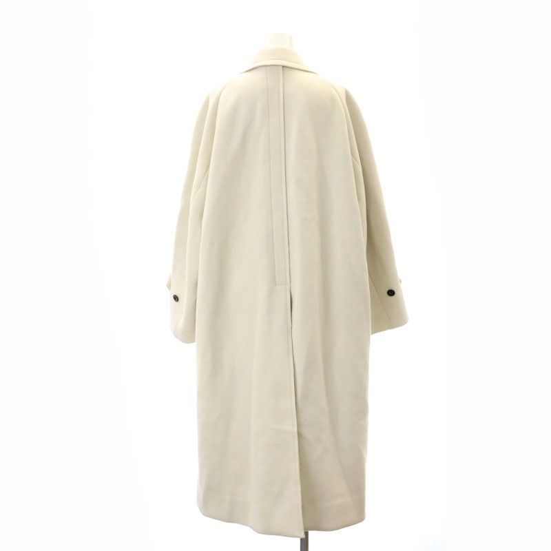 メゾンスペシャル MAISON SPECIAL Super140 Melton Over Coat コート チェスター ロング アウター ウール M  オフホワイト /MI □OS - メルカリ