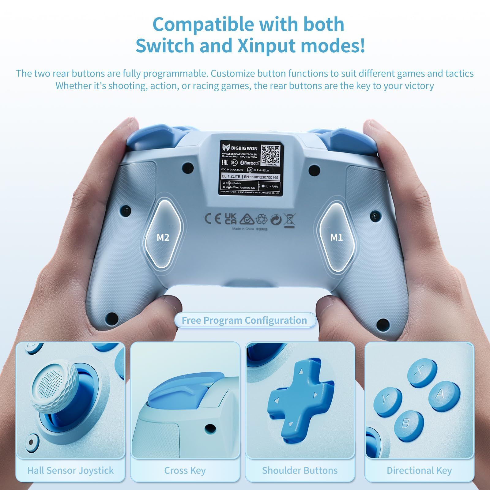 人気商品】コントローラー Bluetooth無線/有線接続 コントローラー 