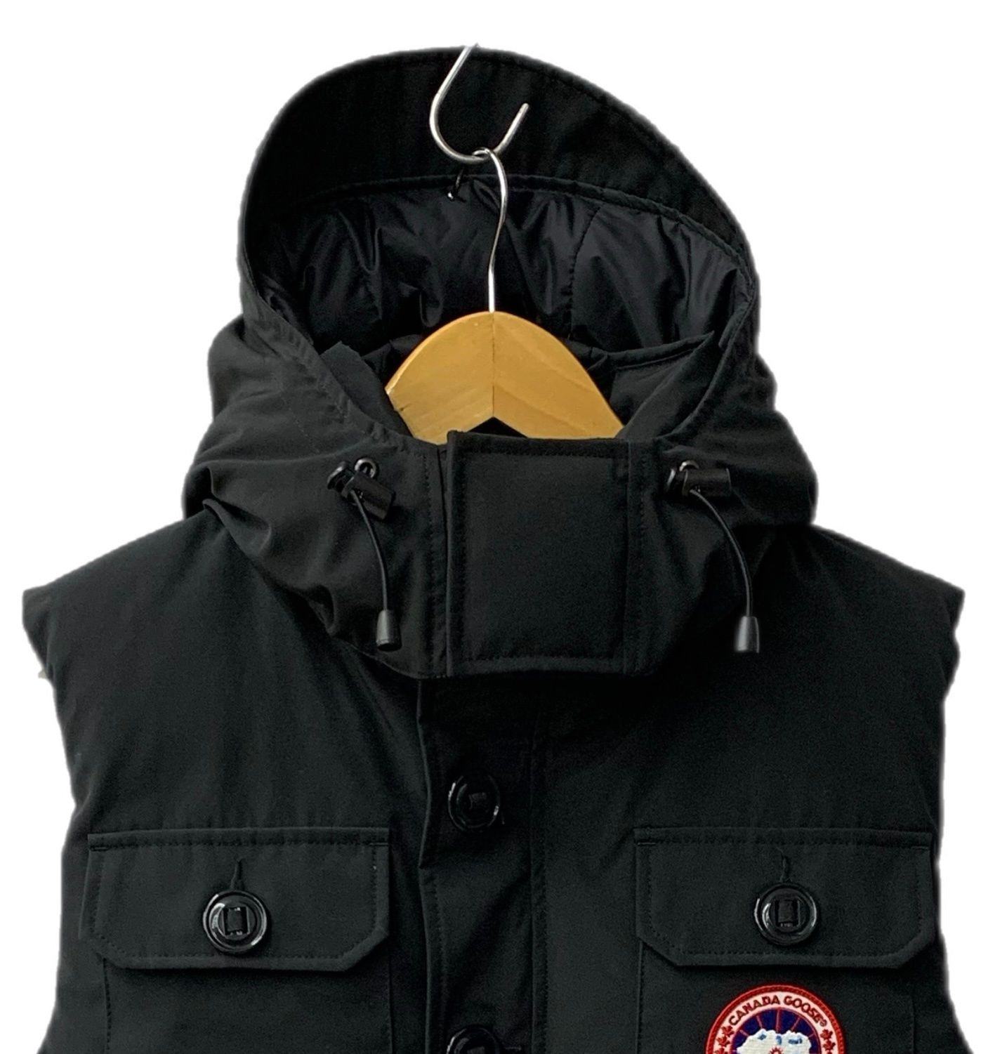 Vest Shop Benedict Vest Canada Goose ☆CANADA GOOSEブラック フード