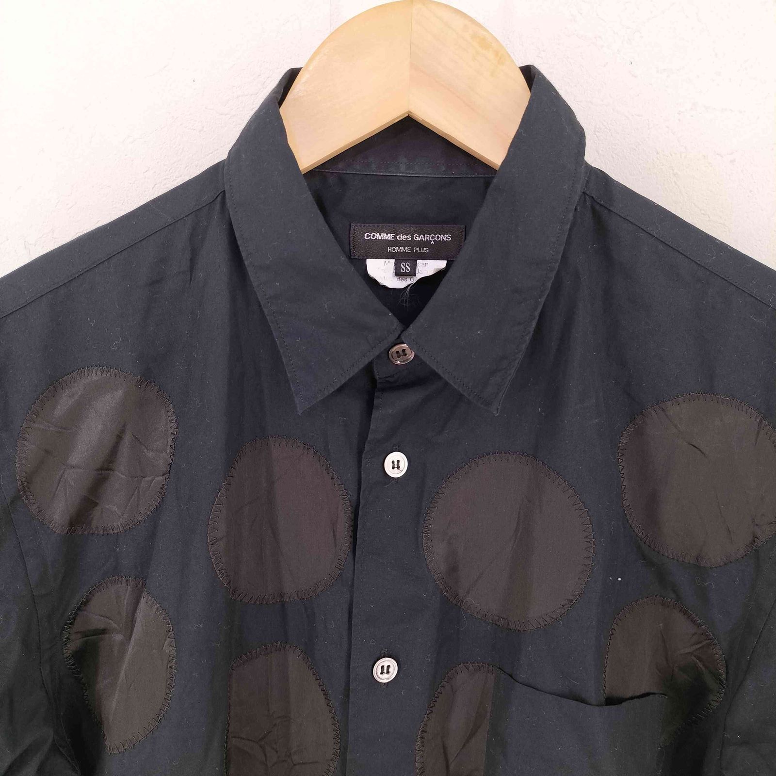 COMME des GARCONS HOMME PLUS ドット 半袖シャツ S COMME des GARCONS HOMME PLUS コムデギャルソンオムプリュス PC