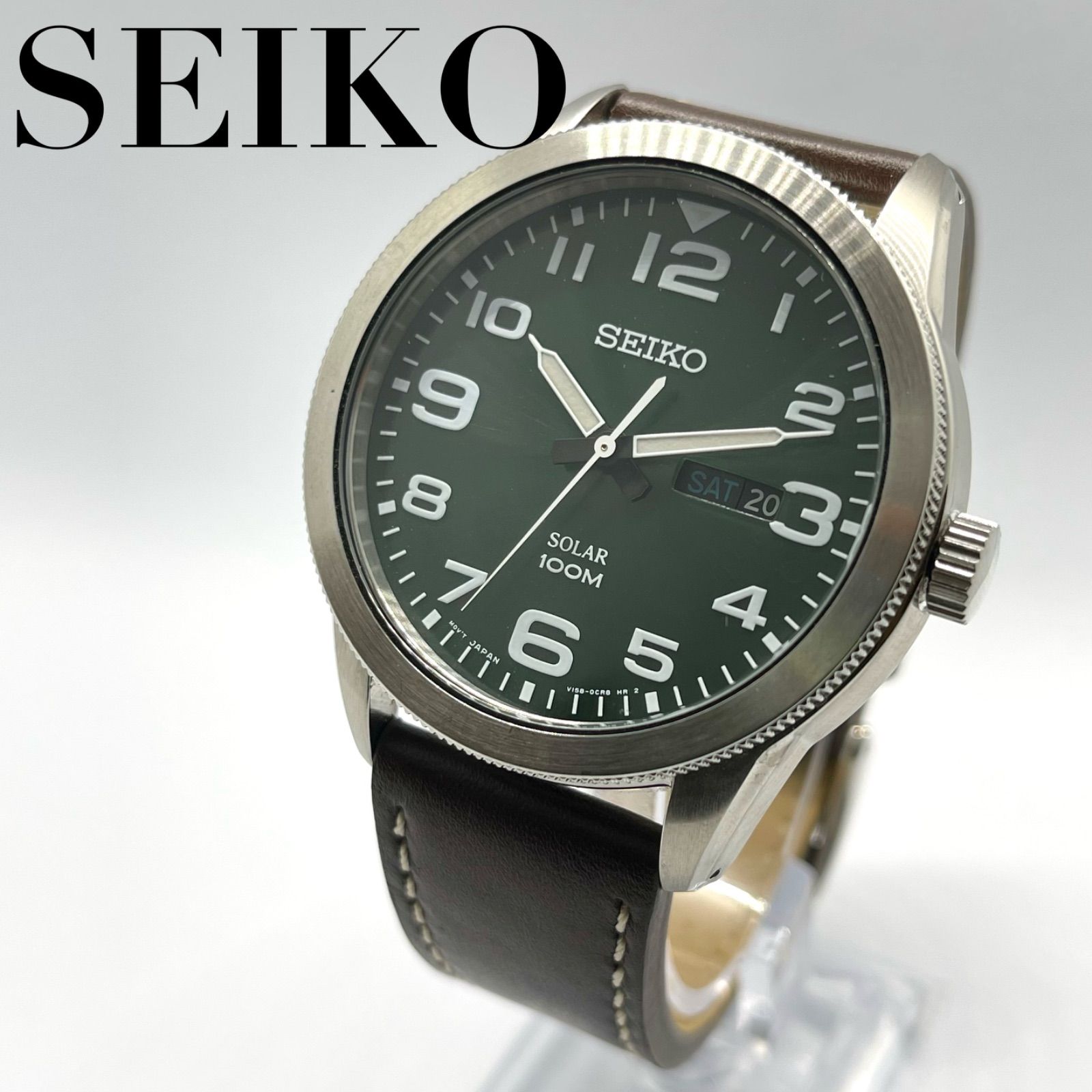 SEIKO　セイコー　V158　ブラック　シルバー　ソーラー メンズ 楽天市場】【ウォッチ】SEIKO セイコー スピリット ソーラー