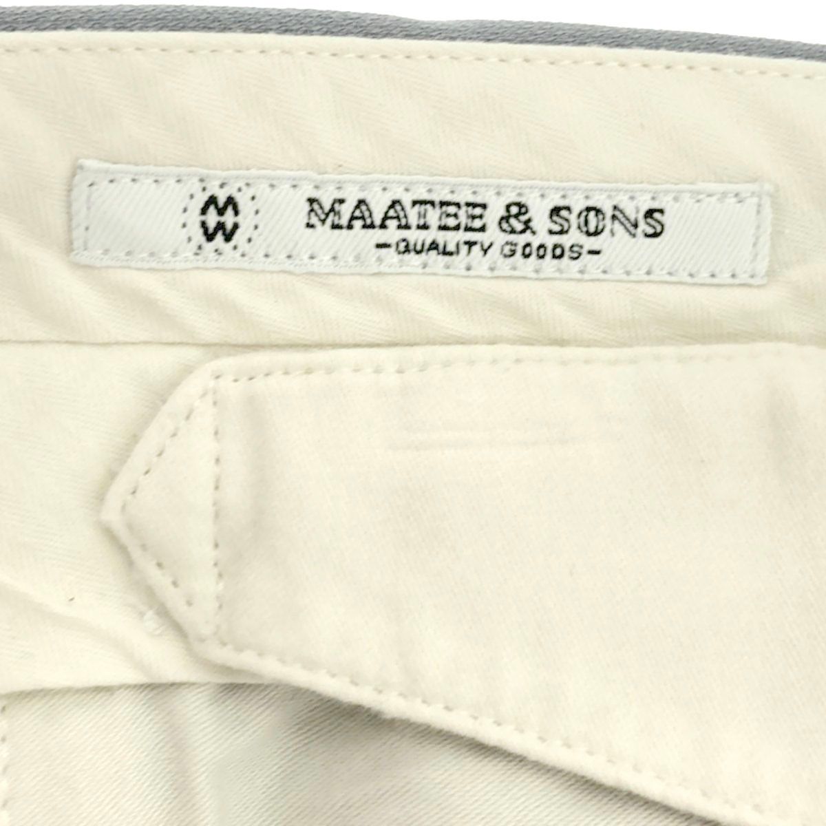 MAATEE＆SONS マーティーアンドサンズ 23SS CHINO TROUSERS 俺の